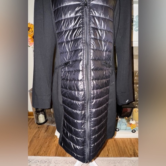 Renuar black long jacket. Used once EUC Size Medium - Picture 8 of 15